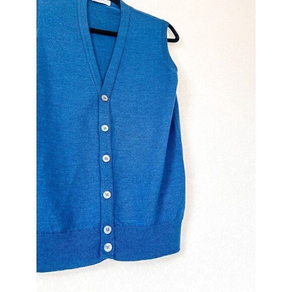 NEW! John Smedley Huntswood Extra Fine Merino Wool Waistcoat, Size Small - Picture 2 of 6